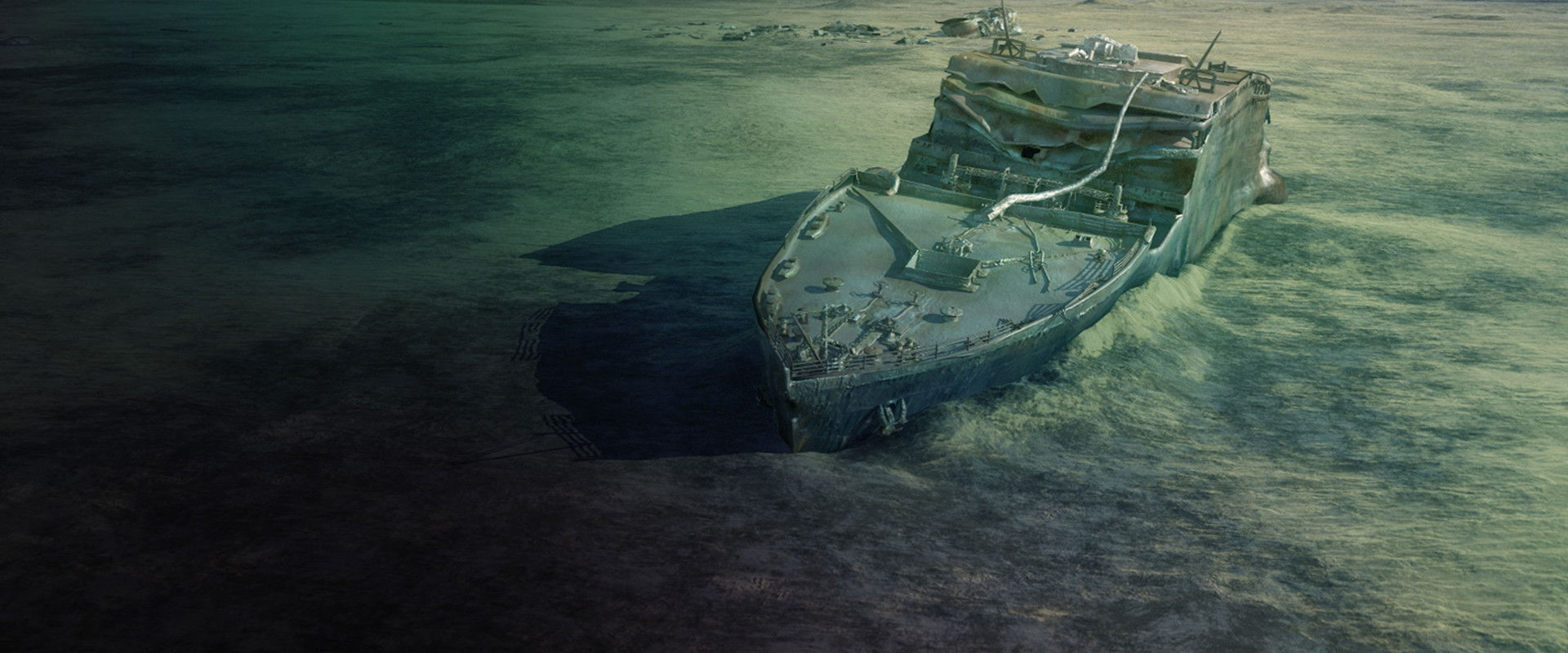 Drain the Titanic backdrop