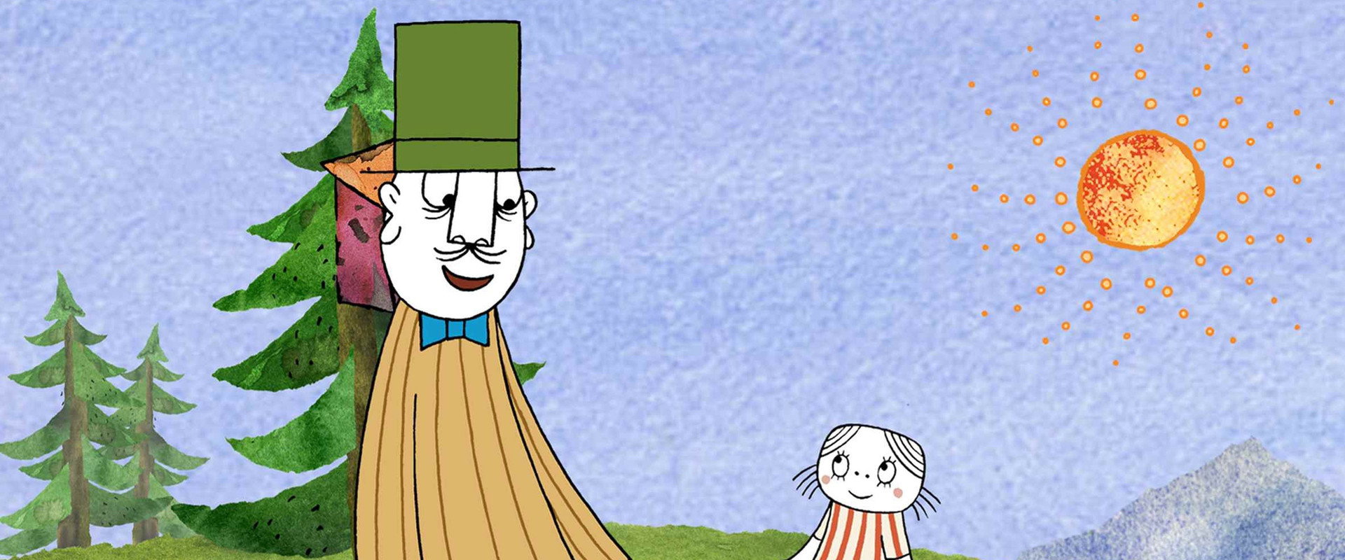 Little Anna and the Tall Uncle backdrop