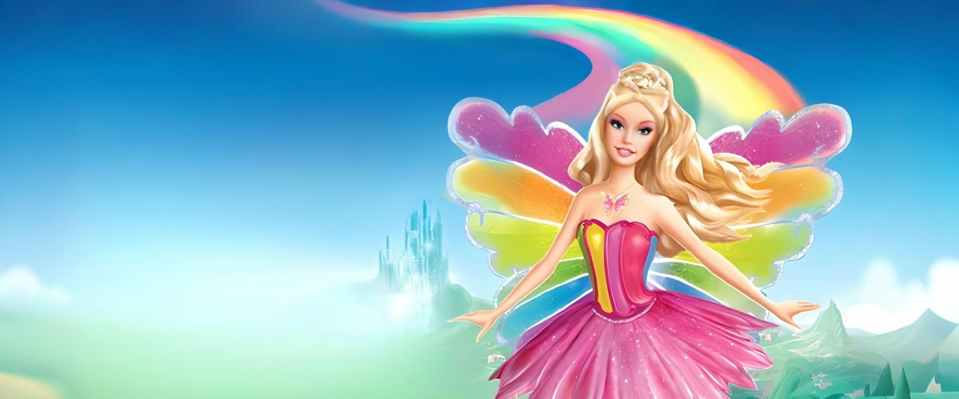 Barbie Fairytopia: Magic of the Rainbow backdrop