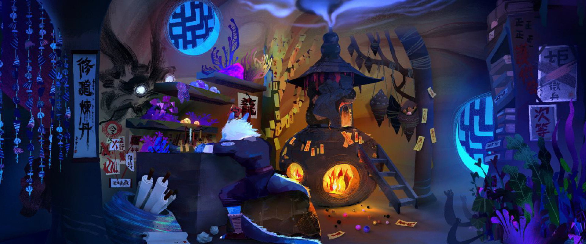 Hidden Dragon backdrop