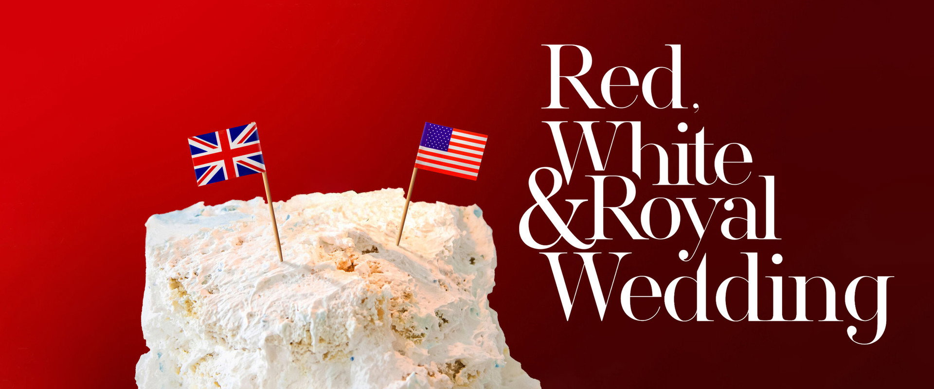 Red, White & Royal Wedding backdrop