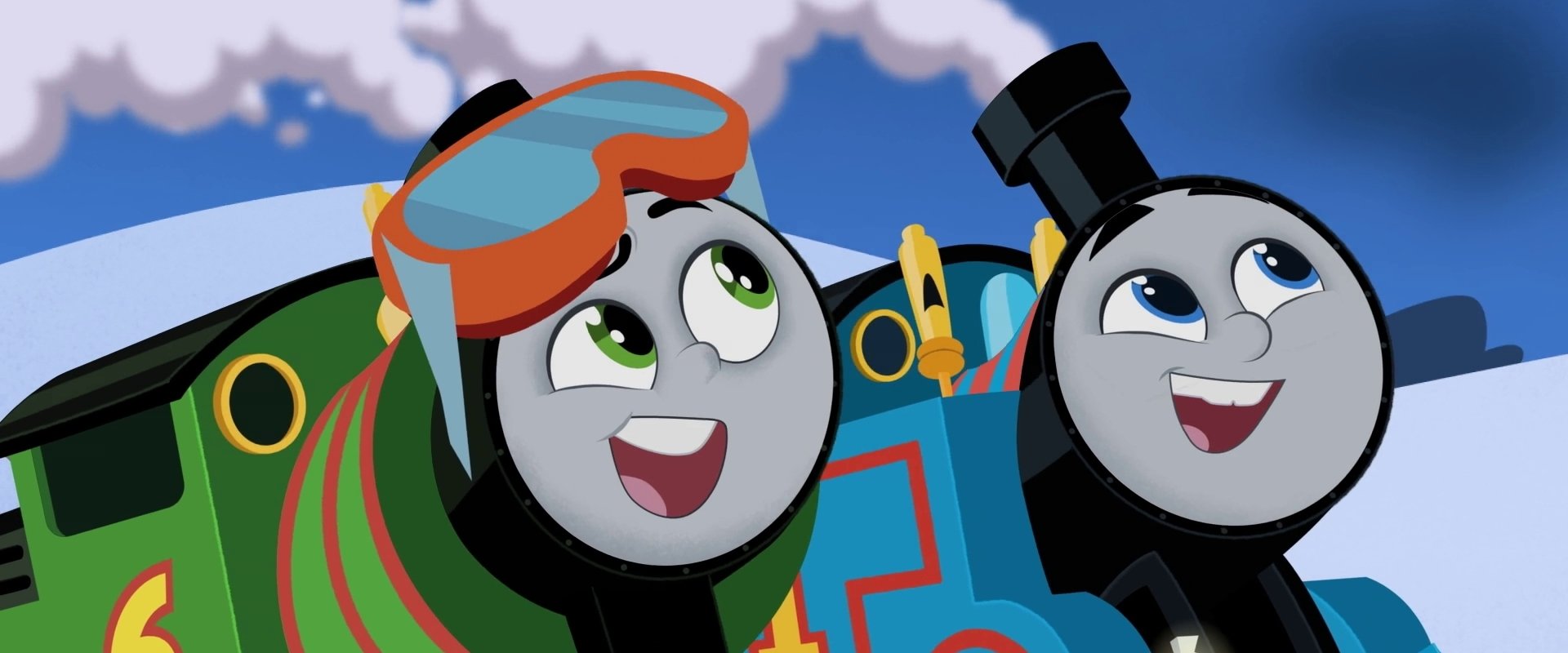 Thomas & Friends: The Christmas Letter Express backdrop