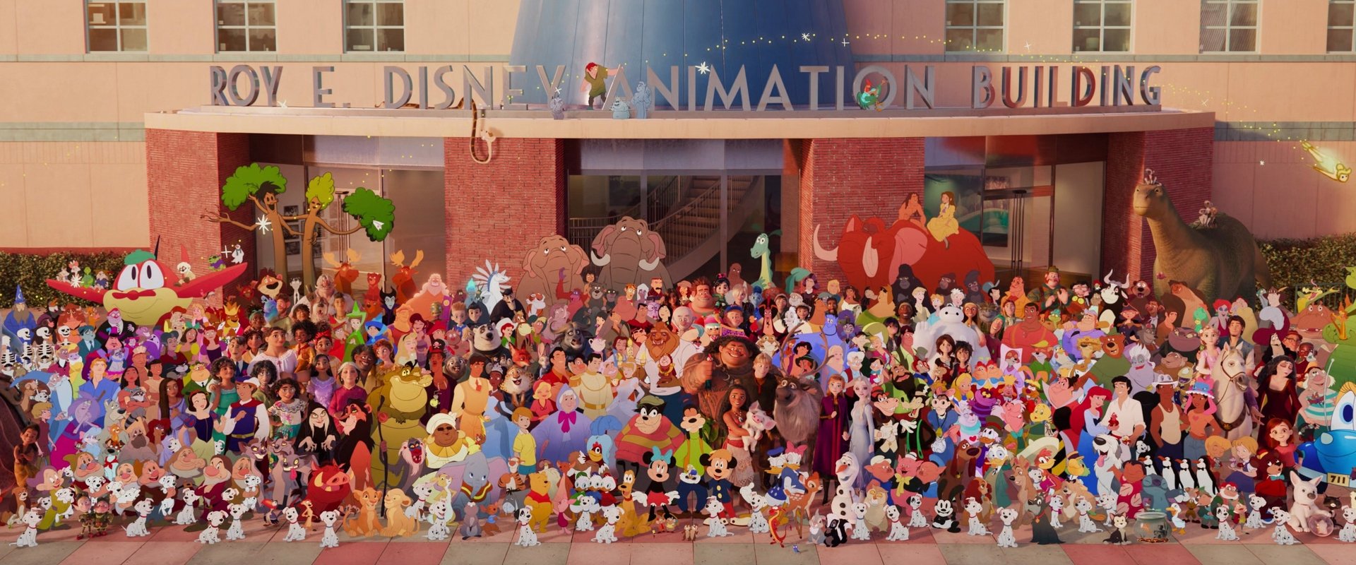 Once Upon a Studio backdrop