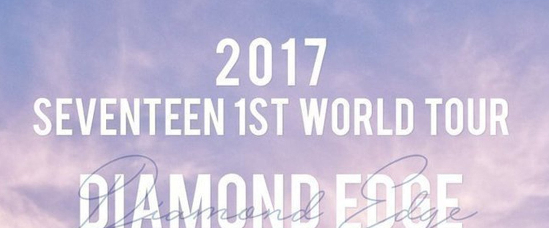 SEVENTEEN WORLD TOUR [DIAMOND EDGE] in Seoul backdrop