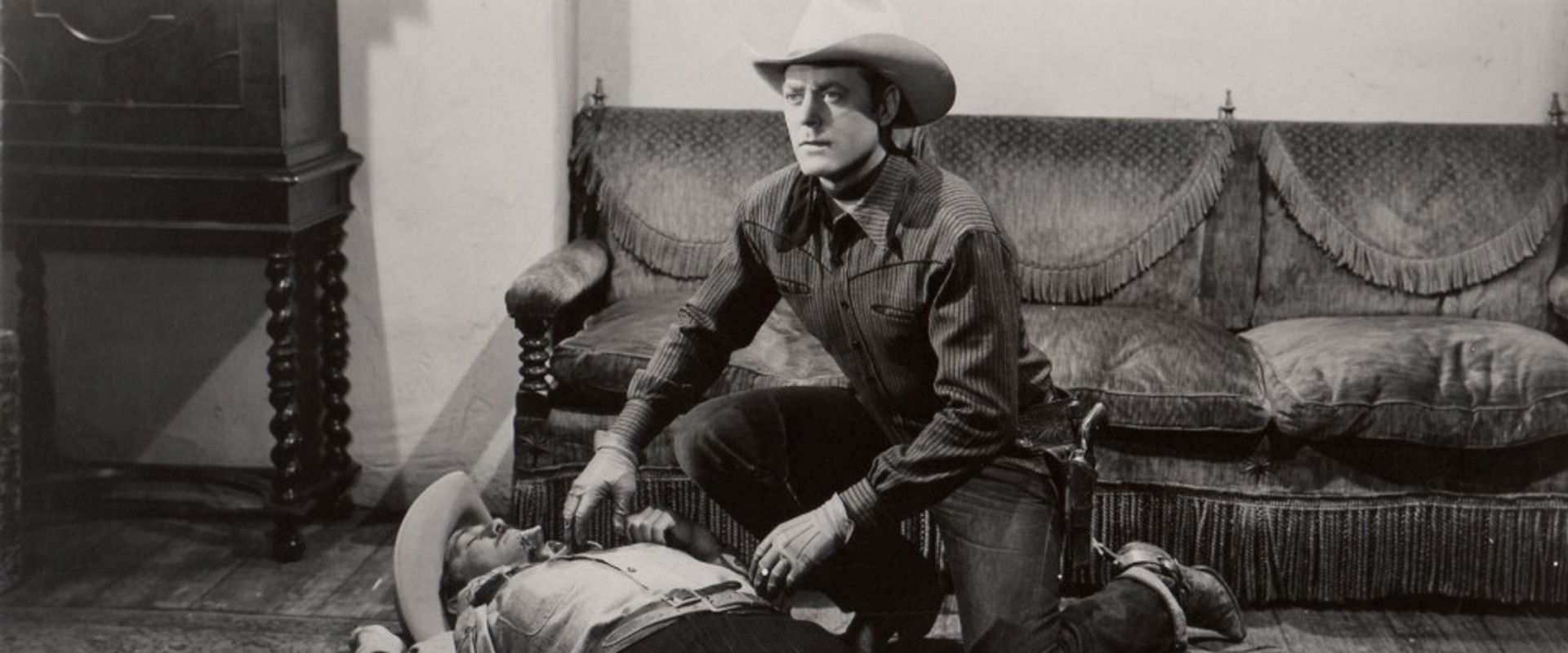 Covered Wagon Raid backdrop