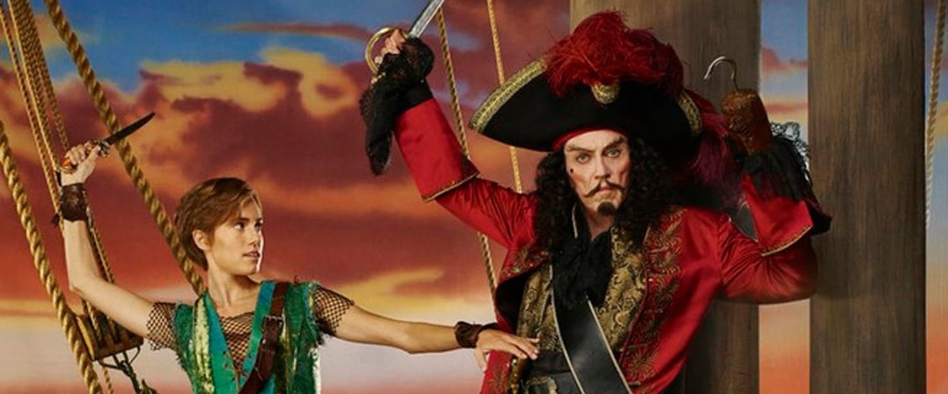 Peter Pan Live! backdrop