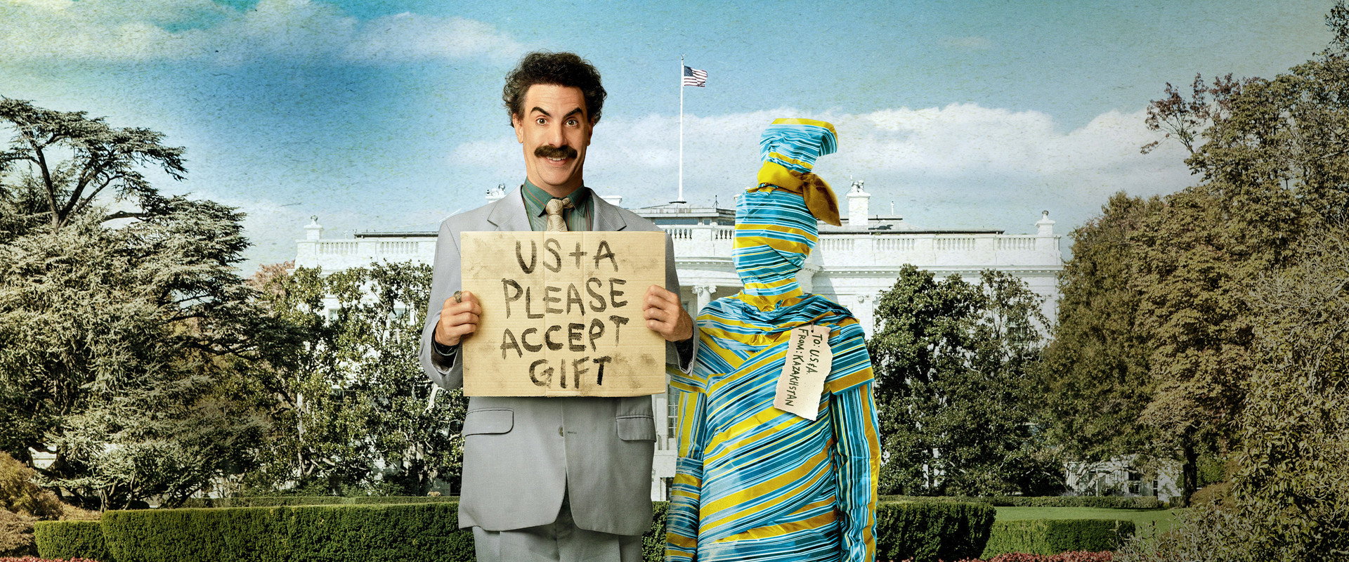 Borat Subsequent Moviefilm: Delivery of Prodigious Bribe to American Regime for Make Benefit Once Glorious Nation of Kazakhstan backdrop