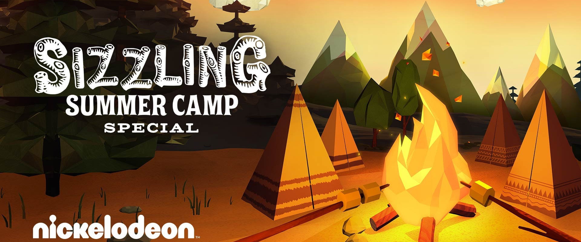 Nickelodeon's Sizzling Summer Camp Special backdrop