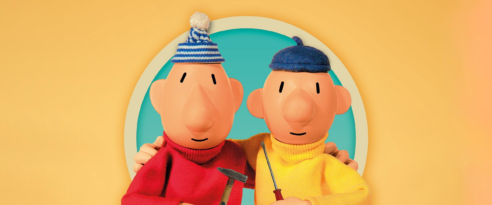 Pat & Mat in a Movie backdrop