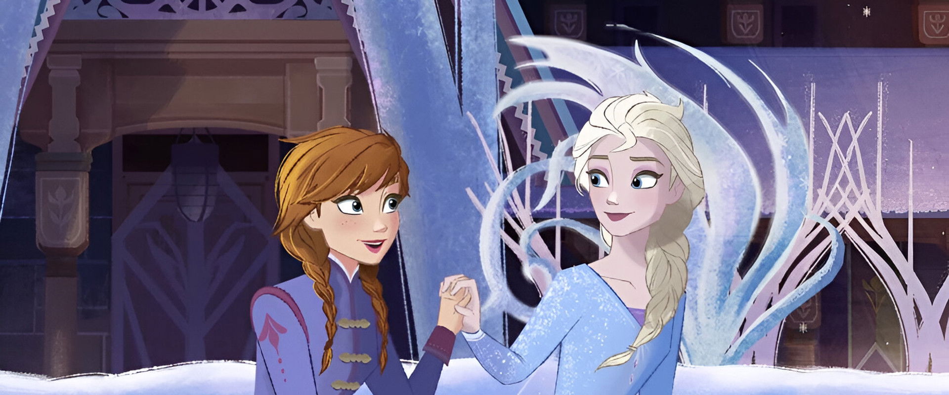 Disney Off the Page Adventures: Arendelle Ice Calamity backdrop