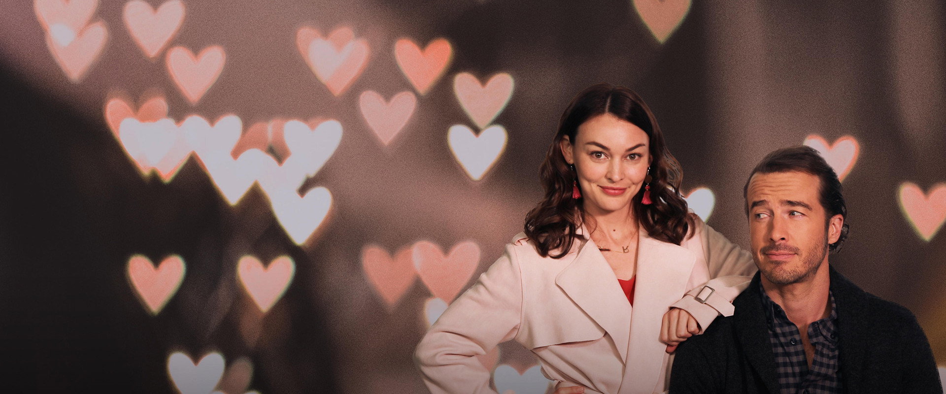 Cupid for Christmas backdrop