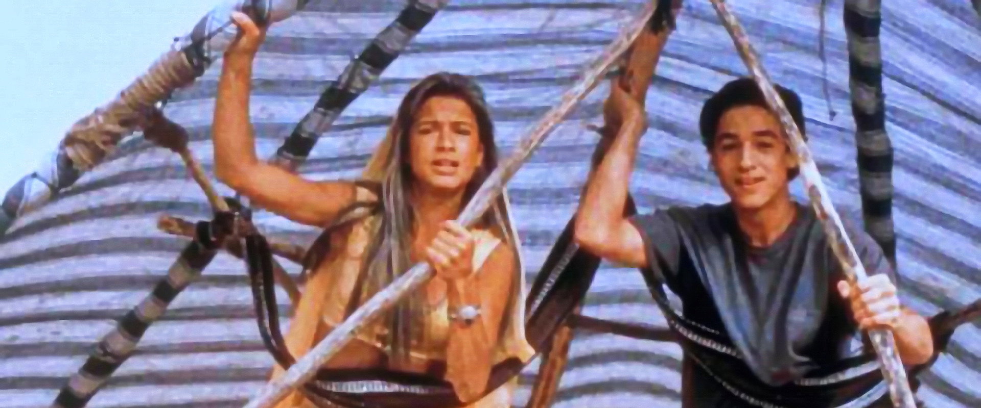 A Kid in Aladdin's Palace backdrop