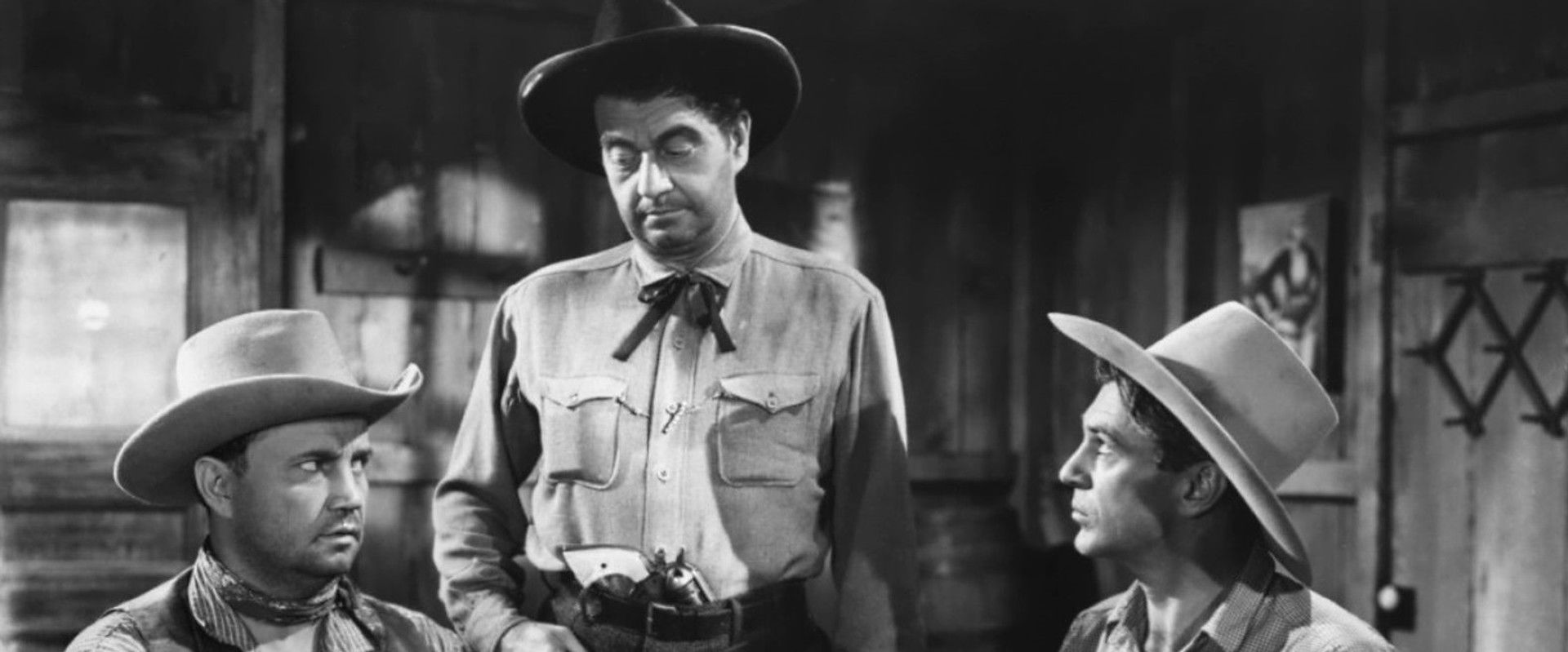 Along Came Jones backdrop