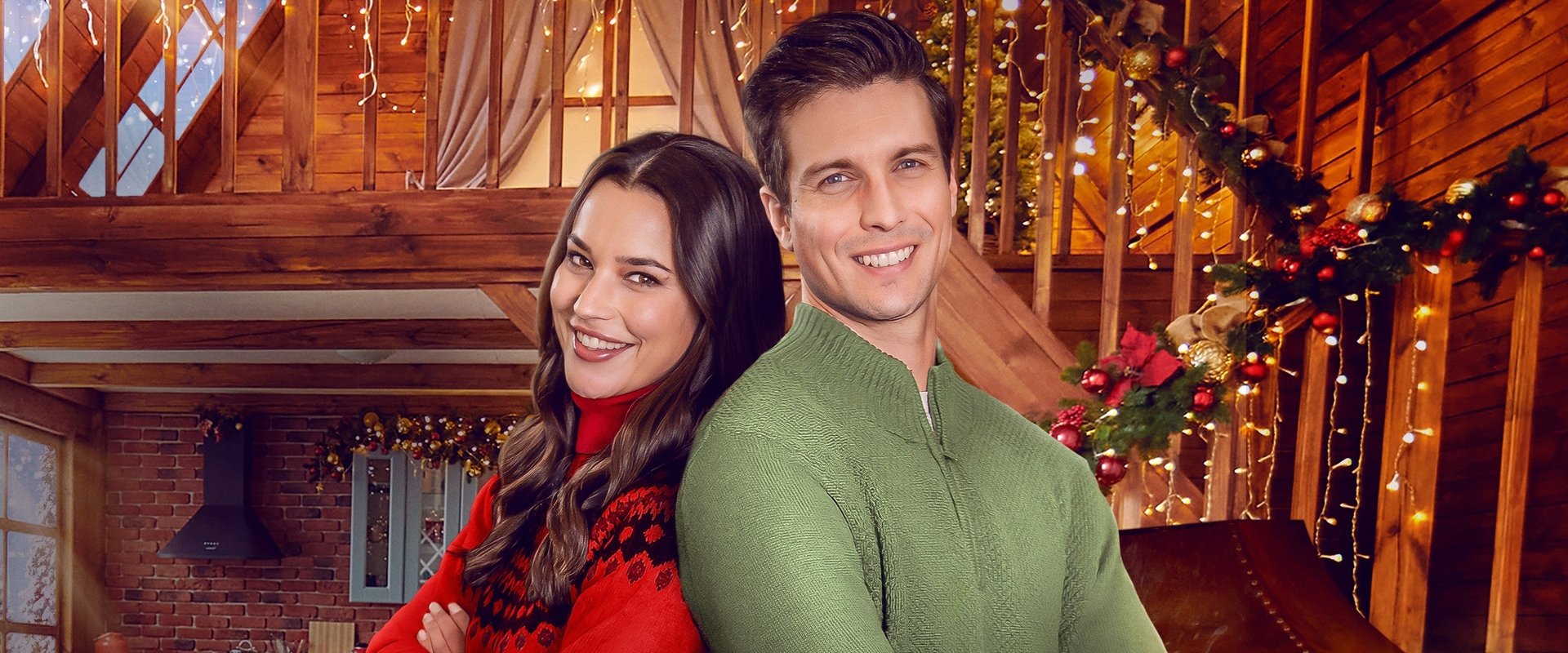 The Christmas Retreat backdrop