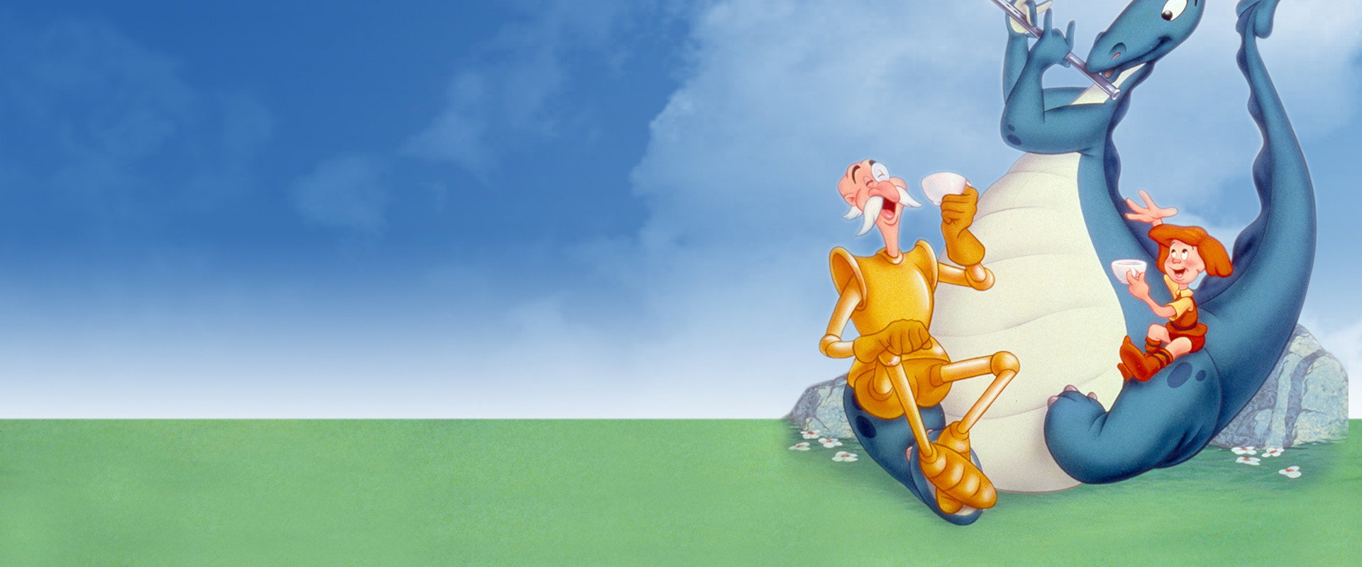 The Reluctant Dragon backdrop