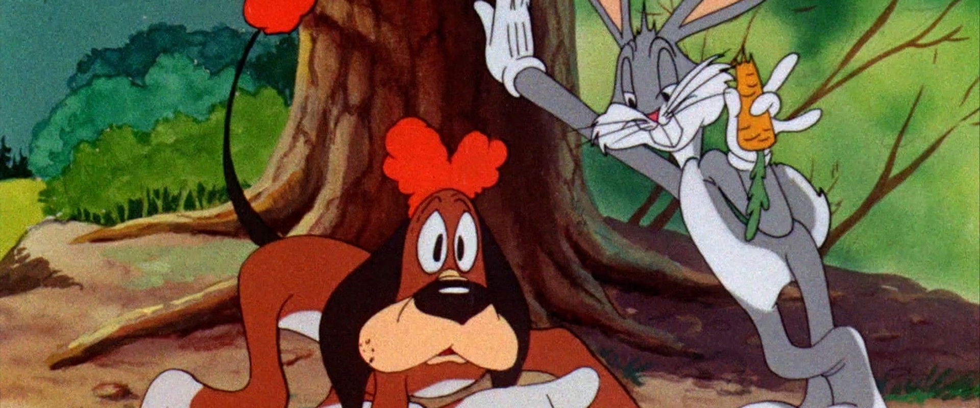 Hare Ribbin' backdrop