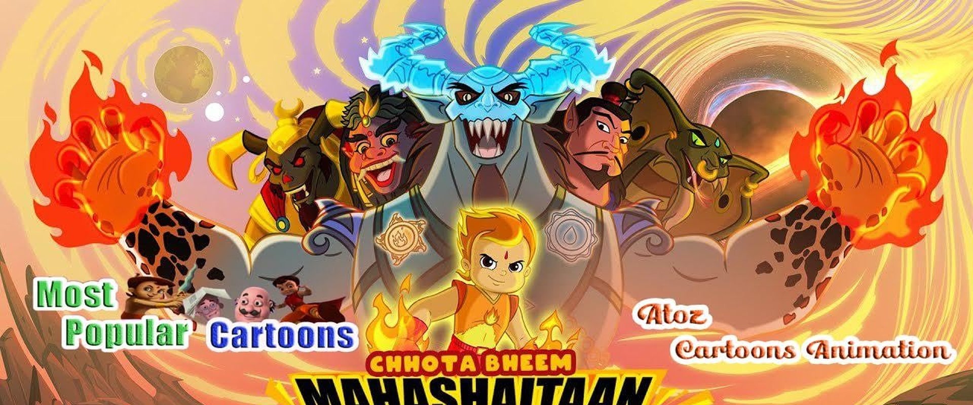 Chhota Bheem MahaShaitaan Ka Mahayudh backdrop