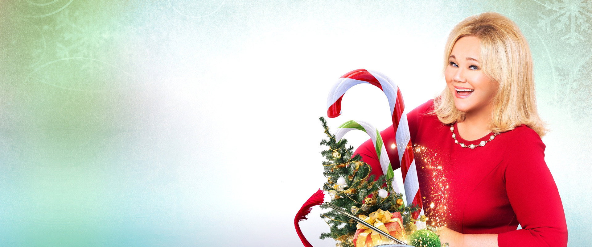 Debbie Macomber's A Mrs. Miracle Christmas backdrop