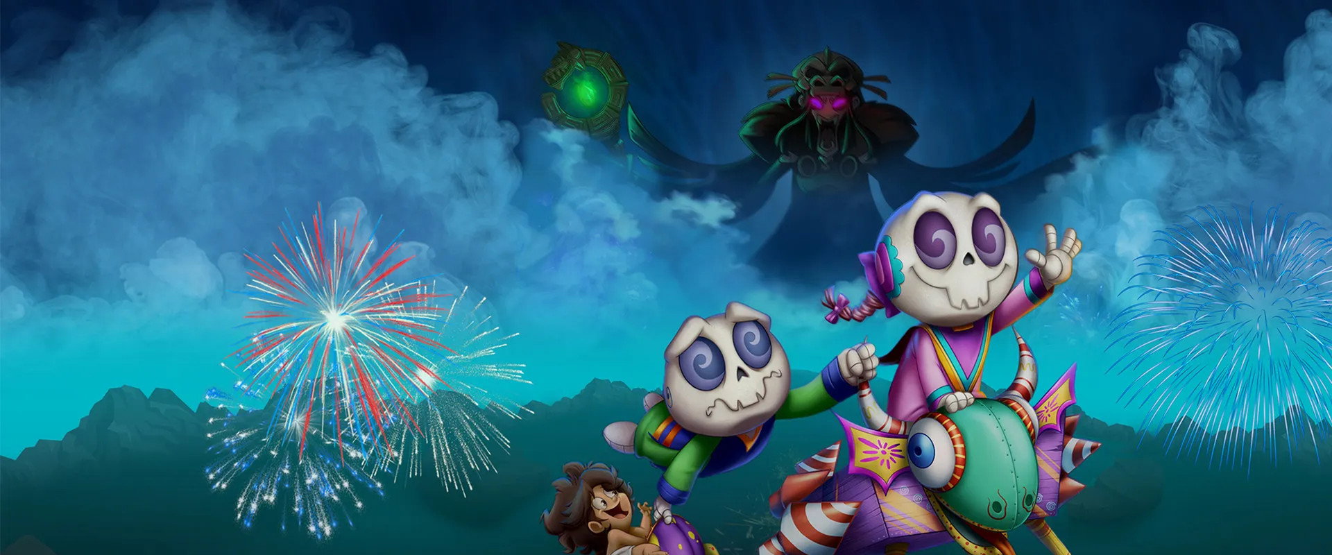 Las leyendas: El origen backdrop