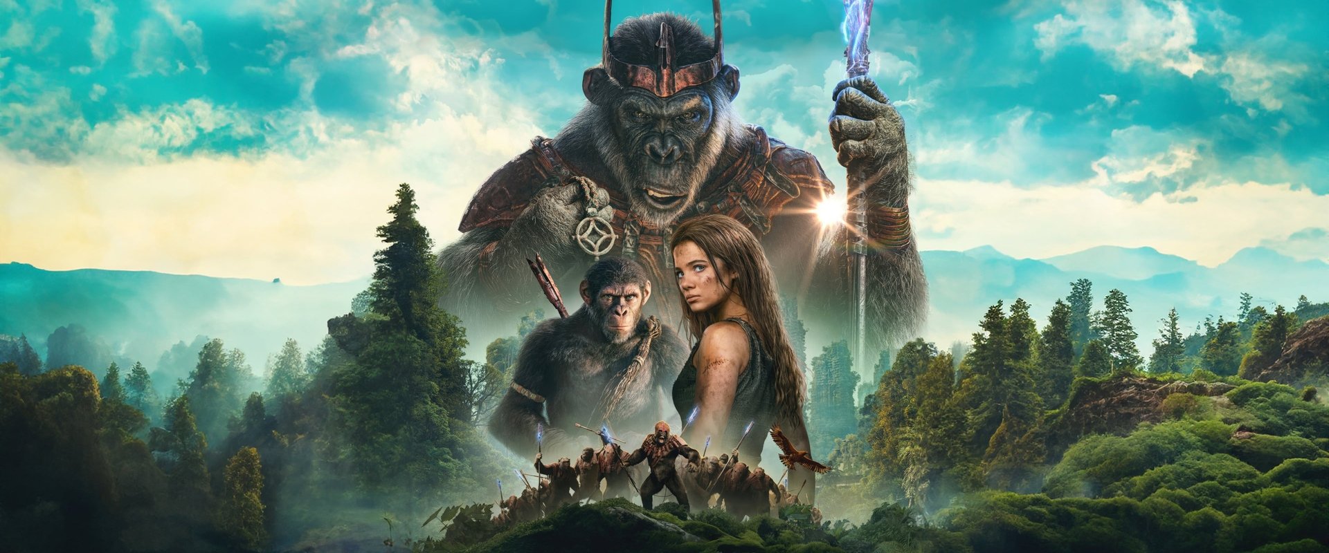 Kingdom of the Planet of the Apes backdrop