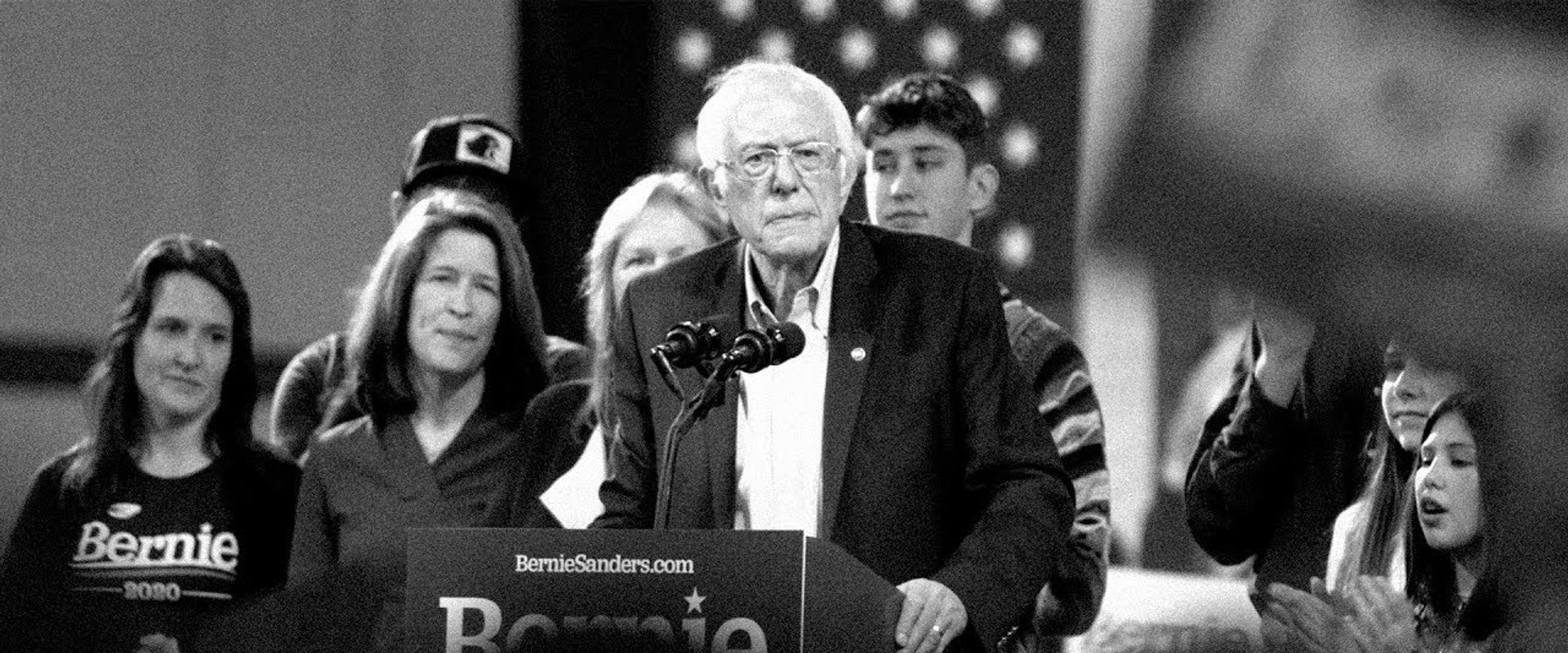 Bernie Blackout backdrop