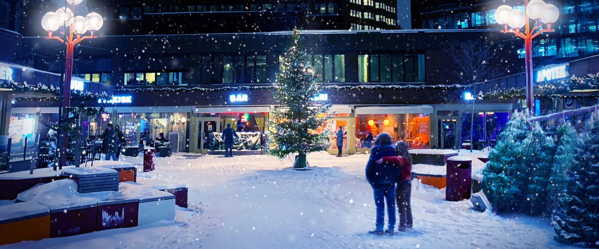 Brightly Shining backdrop