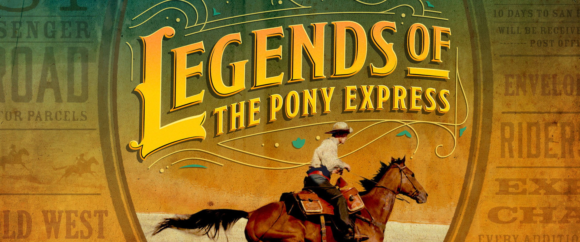 Legends of the Pony Express backdrop