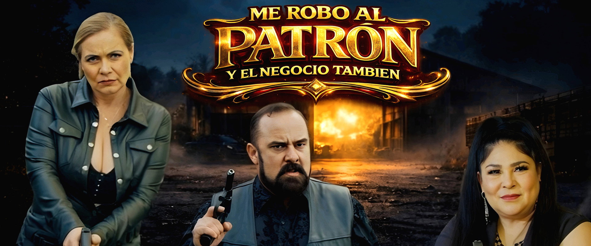 Me Robo Al Patron Y El Negocio Tambien backdrop