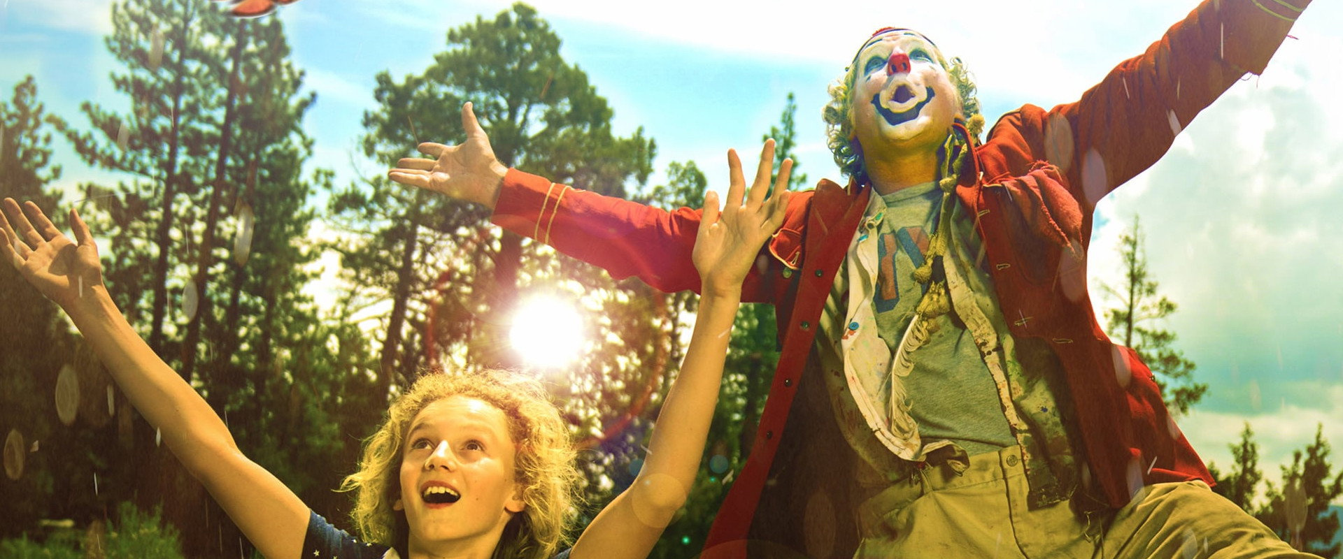 The Boy, the Dog and the Clown backdrop
