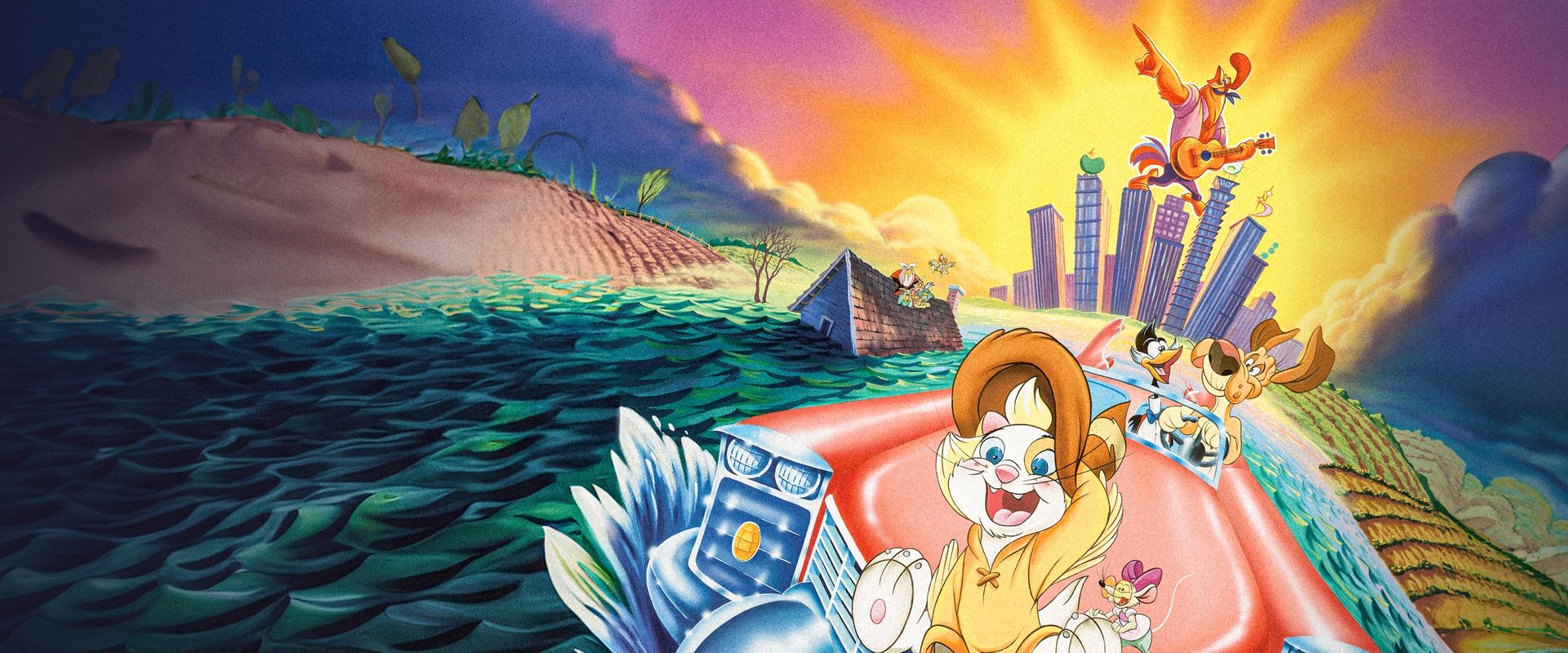 Rock-A-Doodle backdrop