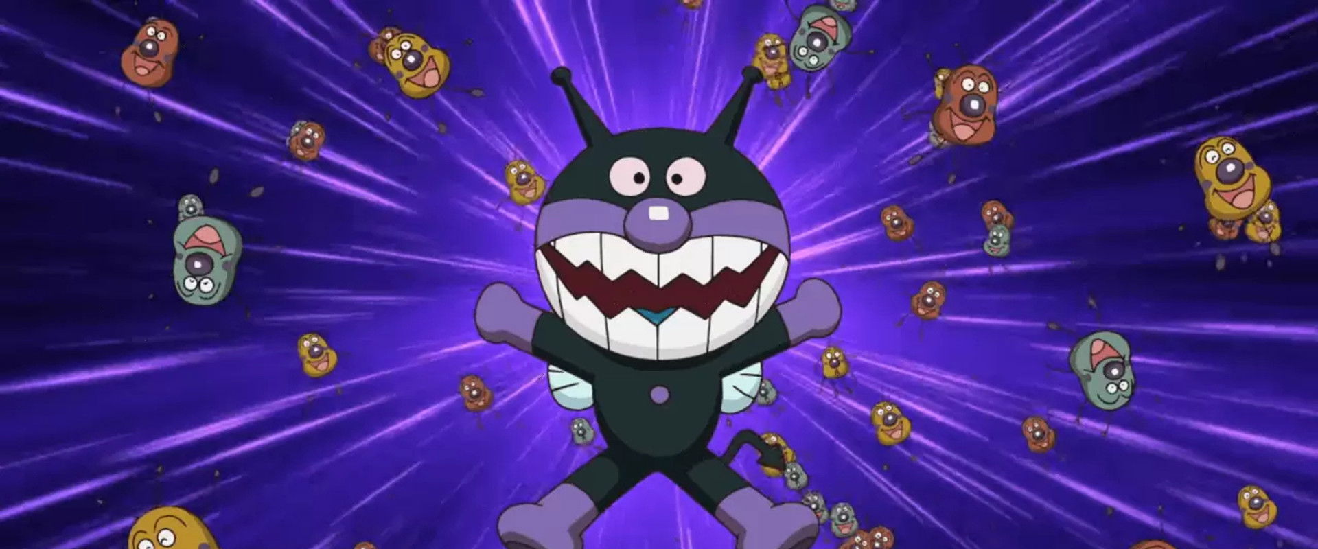 Let's Go! Anpanman: Baikinman and Lulun backdrop