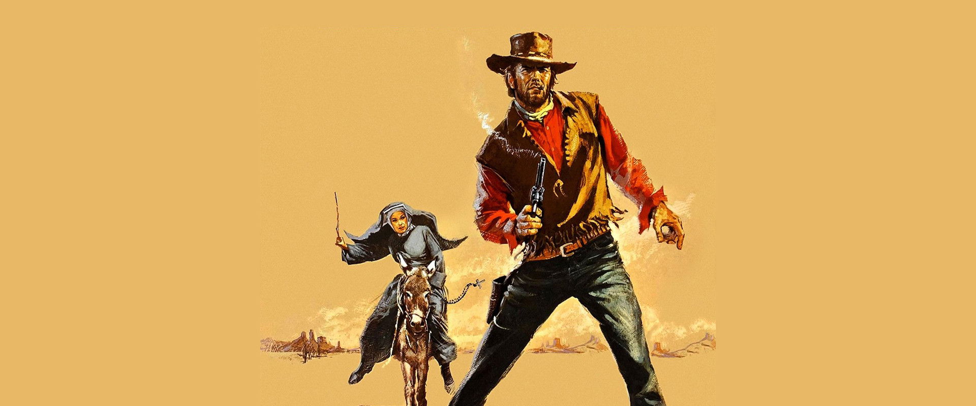 Two Mules for Sister Sara backdrop