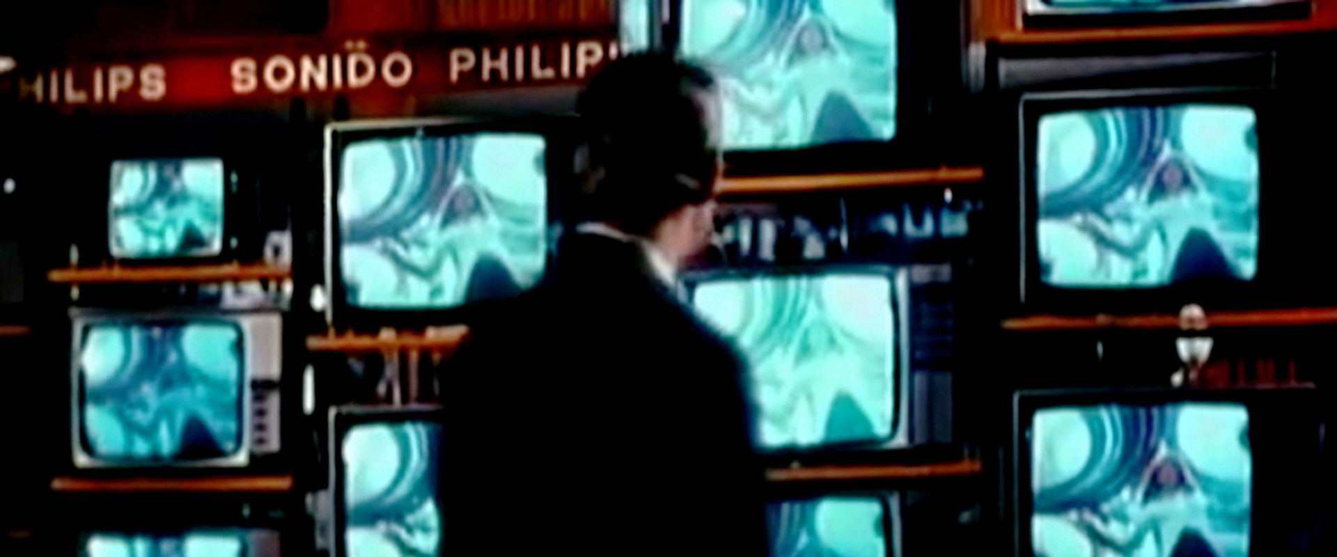 El televisor backdrop