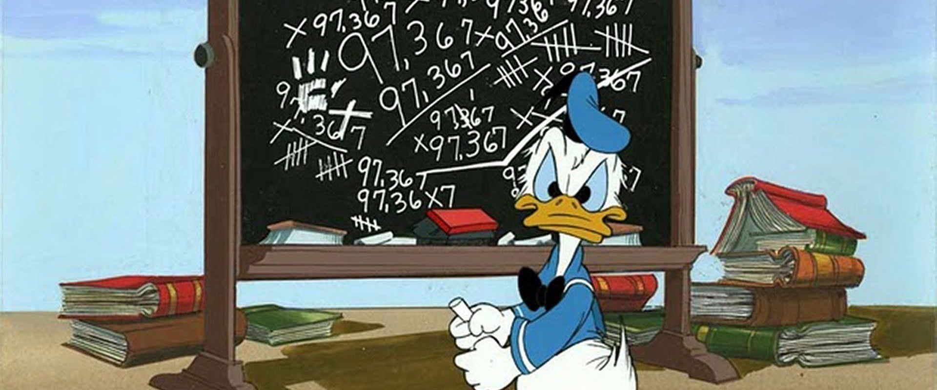 Donald in Mathmagic Land backdrop