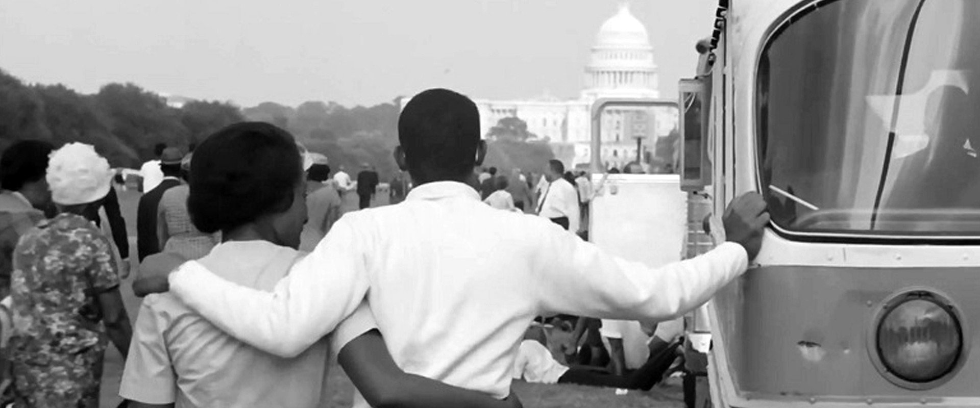 The March backdrop