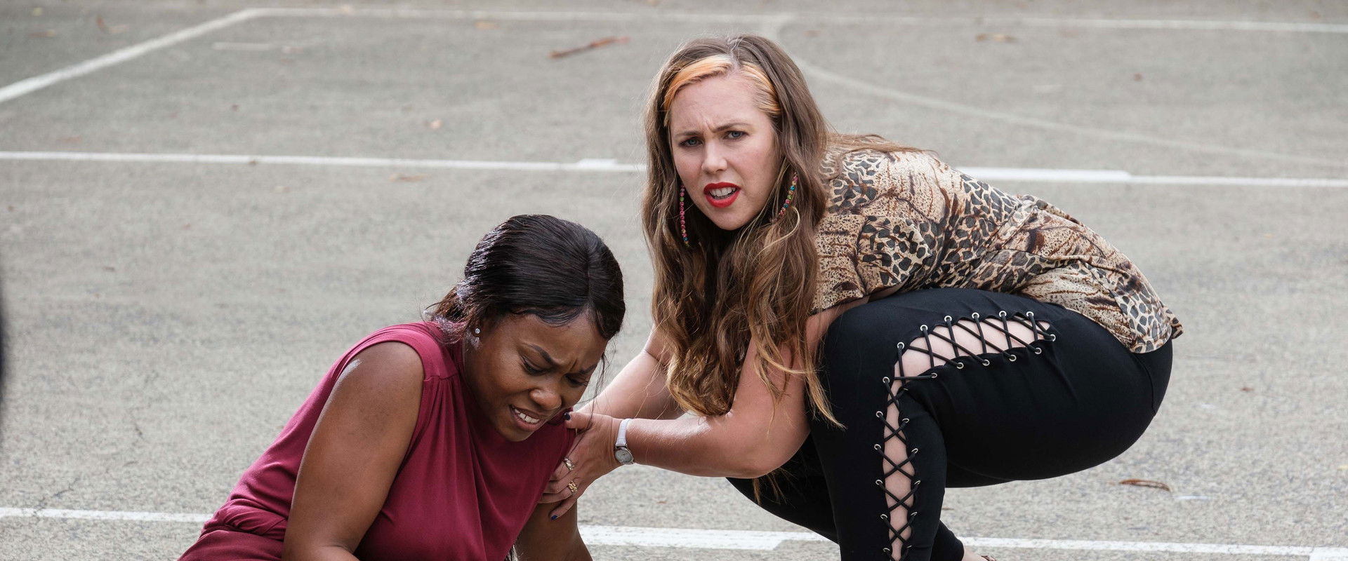 Carmen & Bolude backdrop