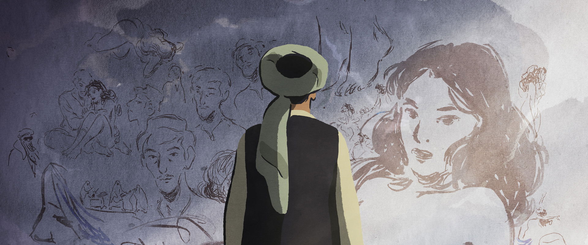 The Swallows of Kabul backdrop