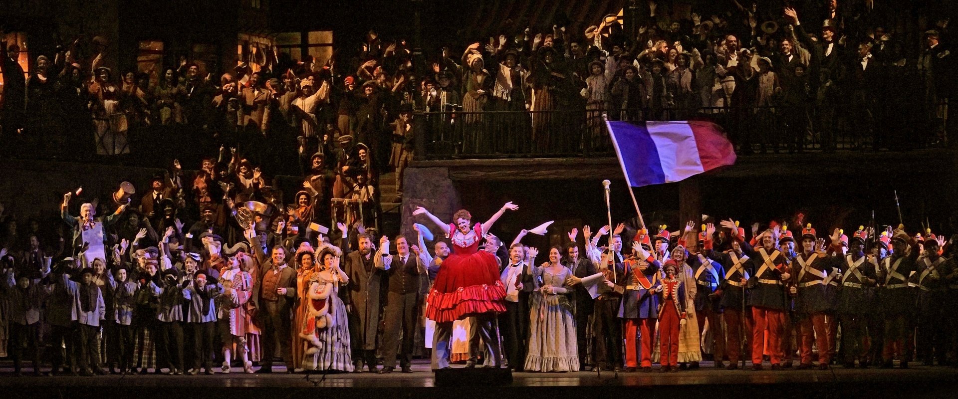 The Metropolitan Opera: La Bohème backdrop
