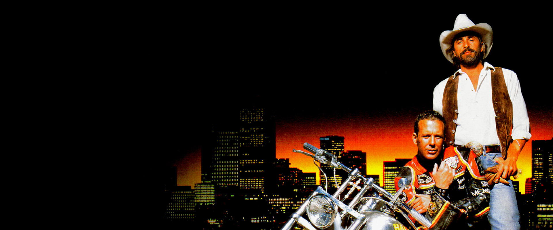 Harley Davidson and the Marlboro Man backdrop