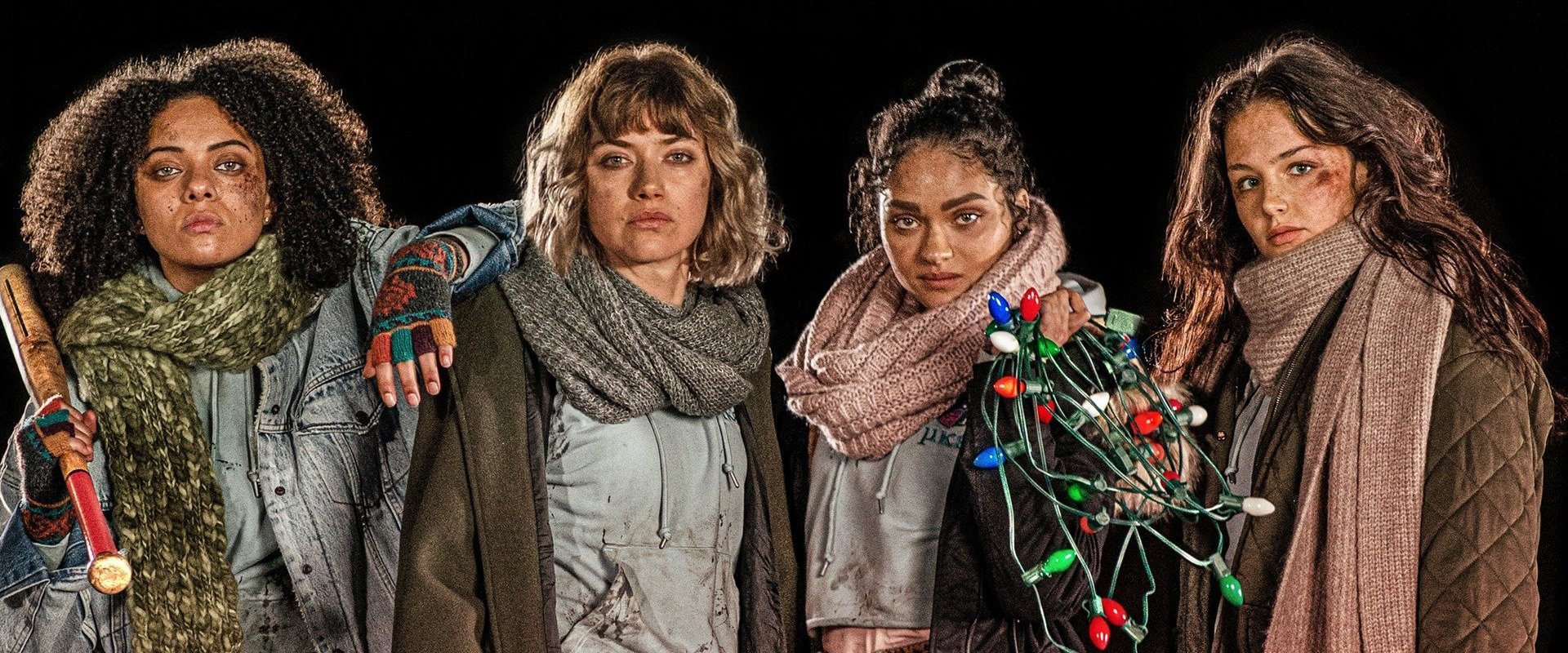 Black Christmas backdrop