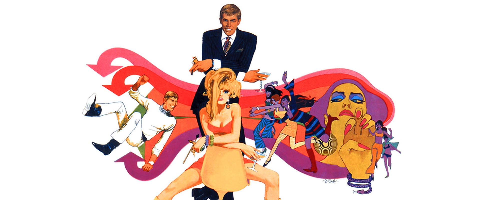 In Like Flint backdrop