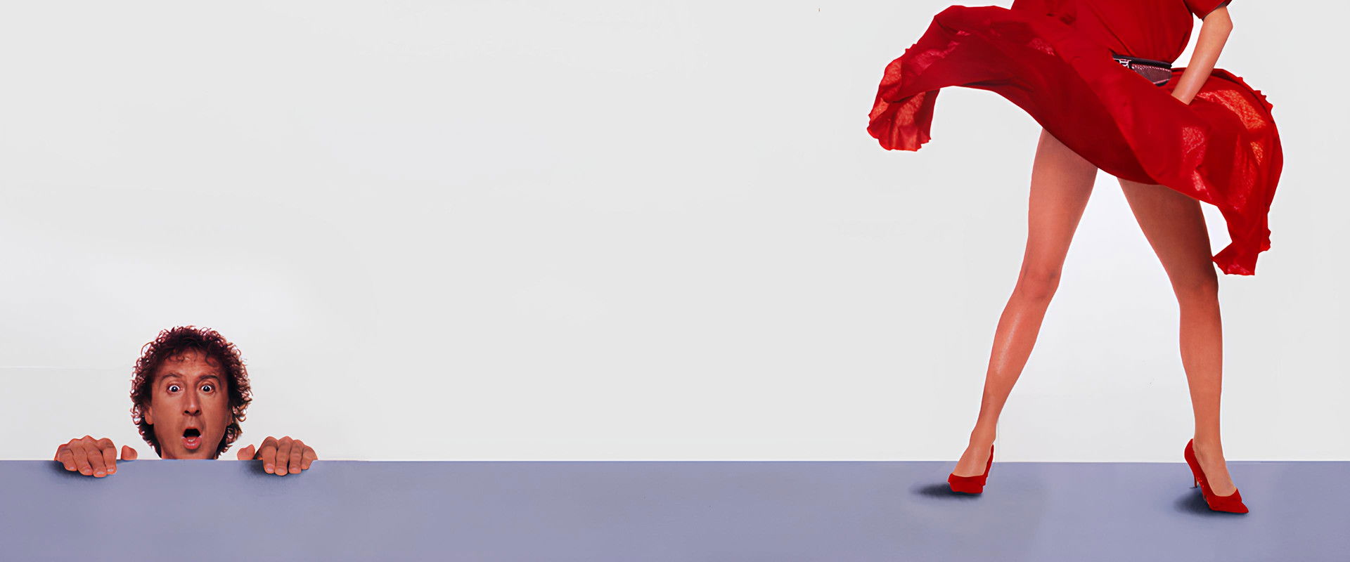 The Woman in Red backdrop