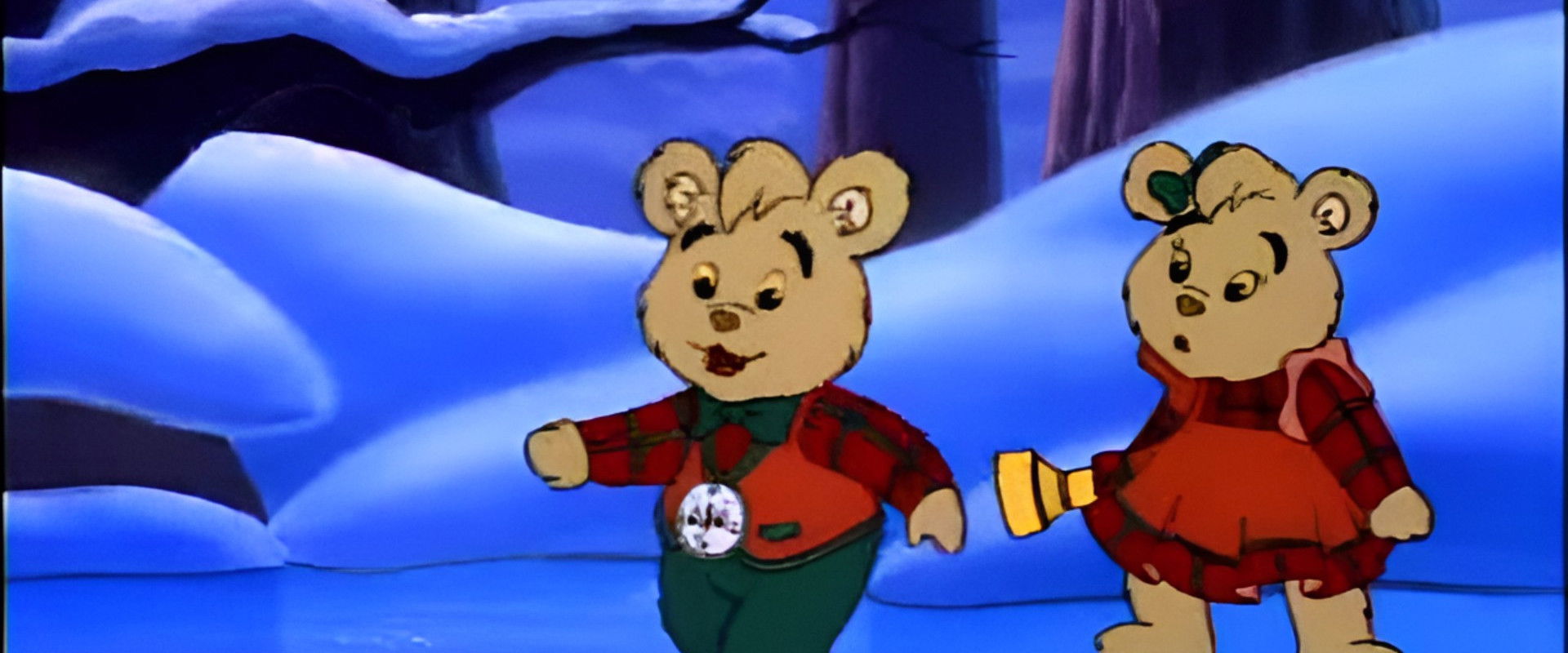 The Bears Who Saved Christmas: Christopher & Holly backdrop