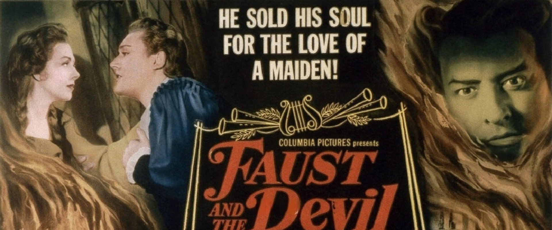 Faust and the Devil backdrop