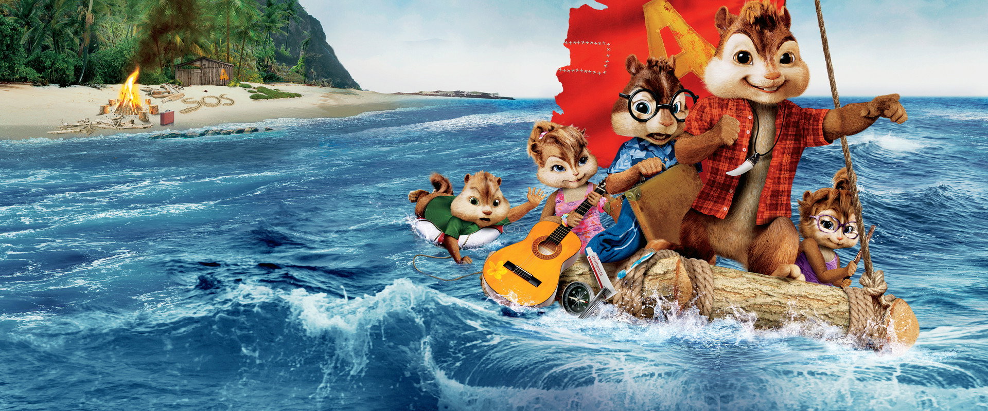 Alvin and the Chipmunks: Chipwrecked backdrop