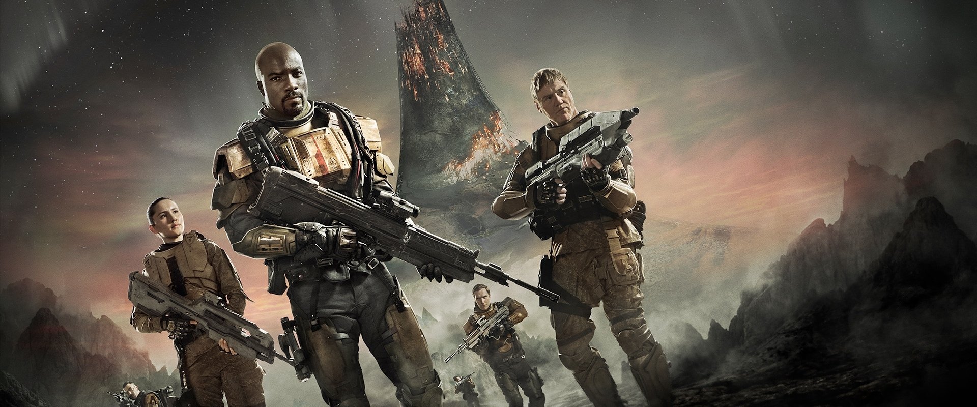 Halo: Nightfall backdrop