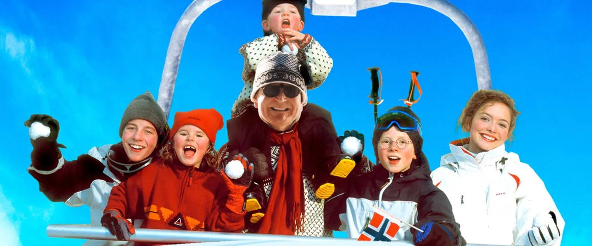My Sister's Kids in the Snow backdrop