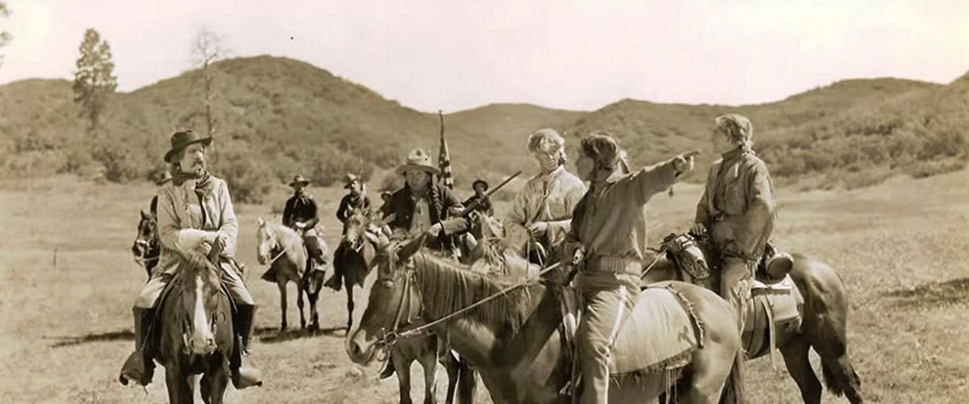 The Scarlet West backdrop