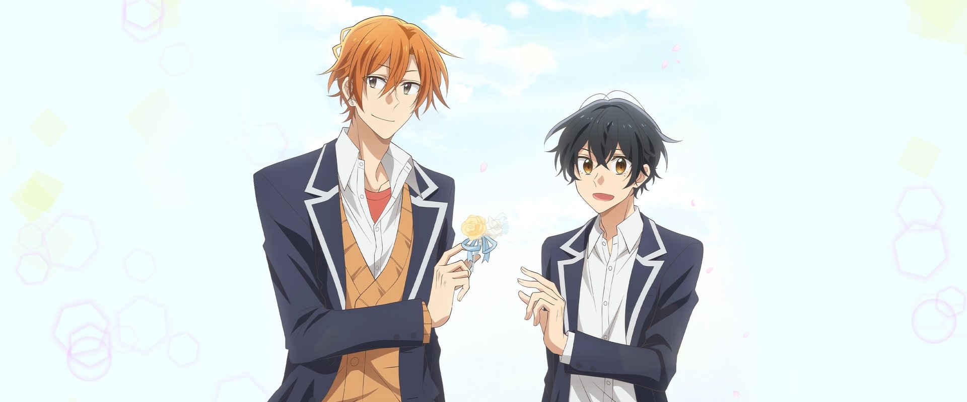 Sasaki and Miyano: Graduation backdrop