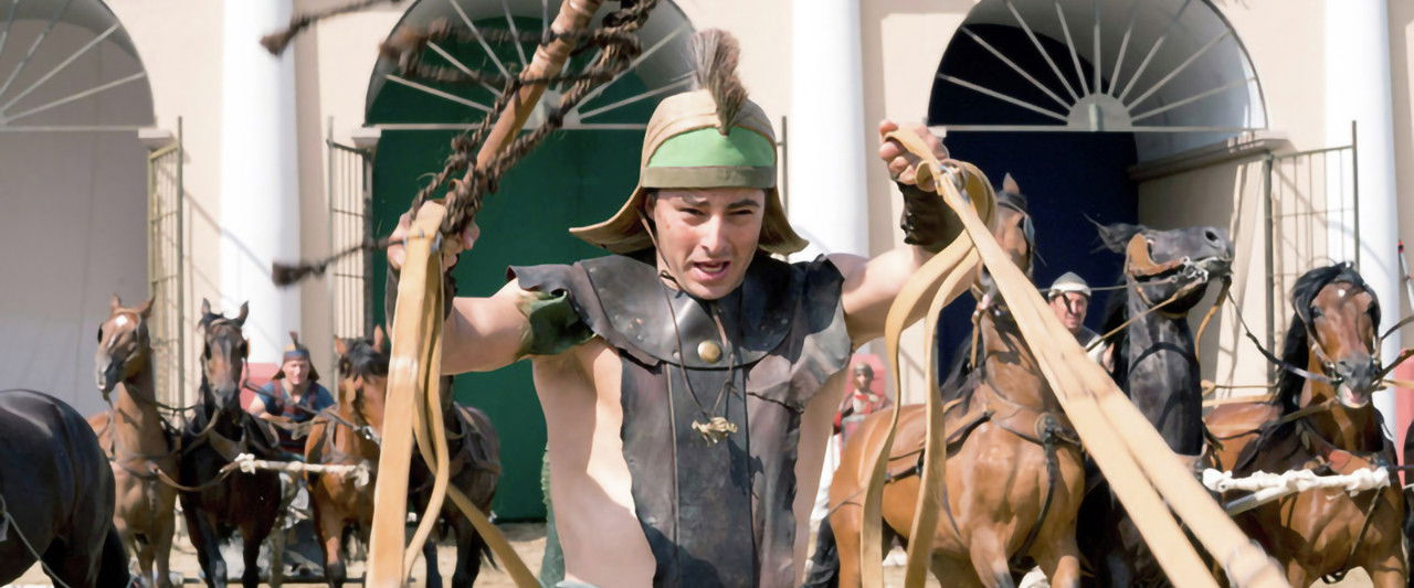 Brot und Spiele – Wagenrennen im alten Rom backdrop